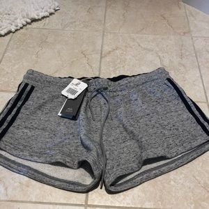 Adidas gray size L woman’s shorts NWT